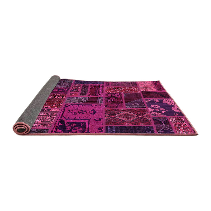 Sideview of Oriental Pink Modern Rug, abs5666pnk