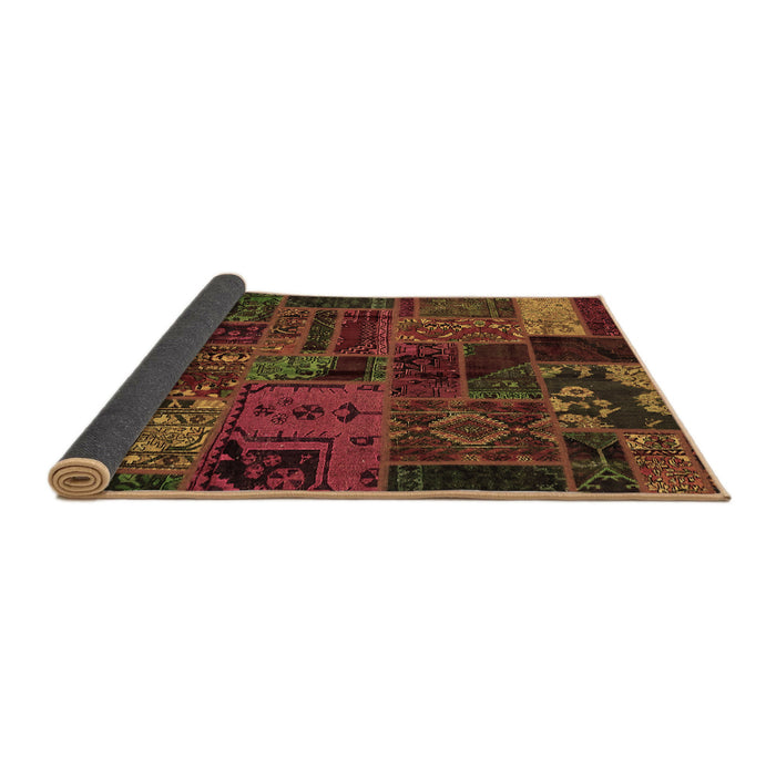 Sideview of Oriental Brown Modern Rug, abs5666brn