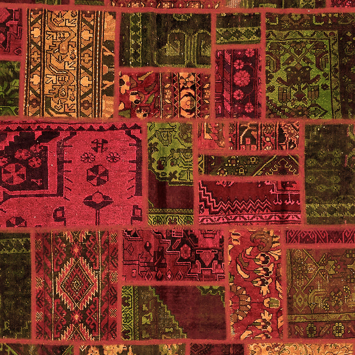 Machine Washable Oriental Orange Modern Area Rugs, wshabs5666org