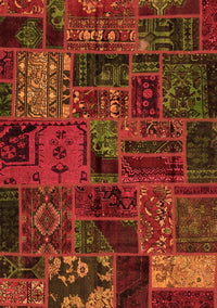 Oriental Orange Modern Rug, abs5666org