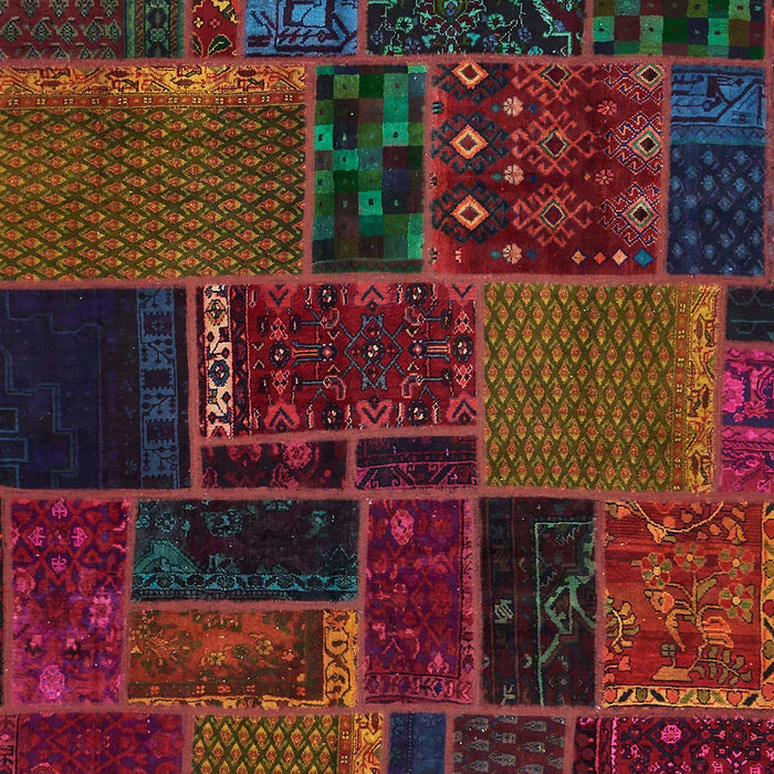 Machine Washable Abstract Burgundy Red Rug, wshabs5667