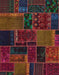 Abstract Burgundy Red Oriental Rug, abs5667