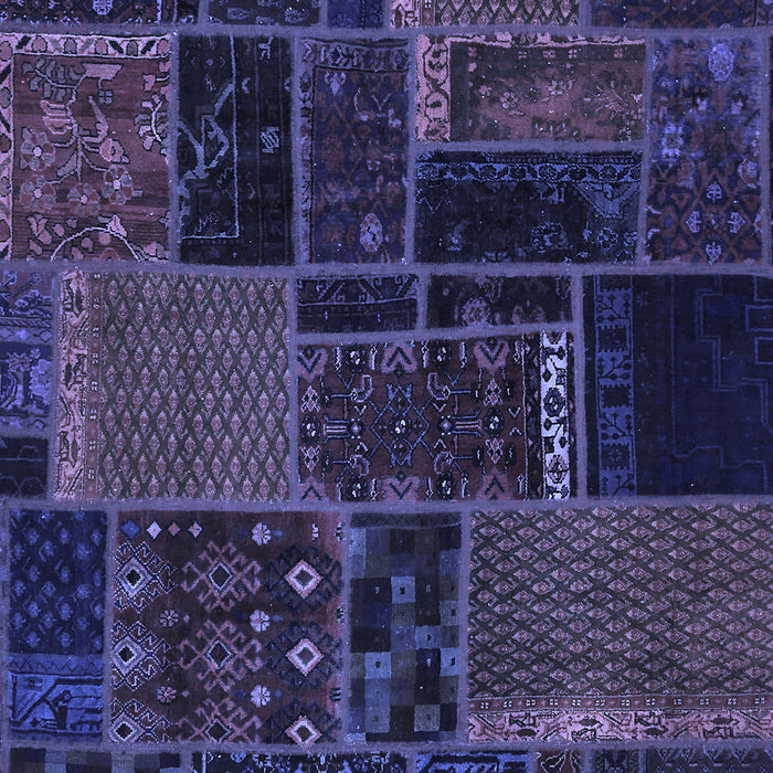Oriental Blue Modern Rug, abs5667blu