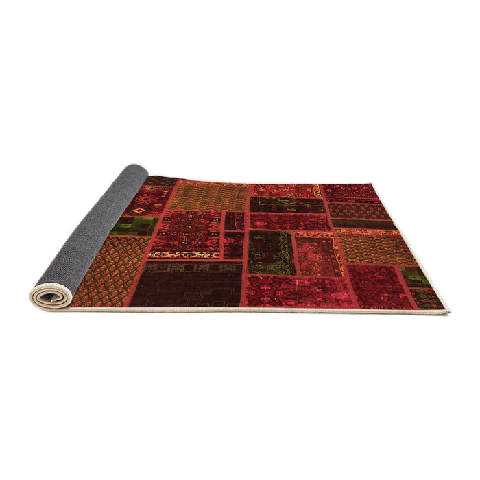 Sideview of Oriental Orange Modern Rug, abs5667org