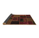 Sideview of Oriental Brown Modern Rug, abs5667brn