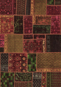 Oriental Brown Modern Rug, abs5667brn