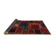 Sideview of Abstract Reddish Brown Oriental Rug, abs5668