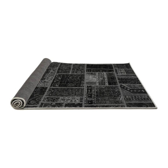 Sideview of Oriental Gray Modern Rug, abs5668gry