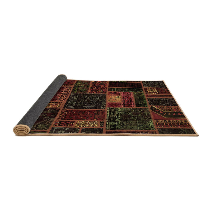 Sideview of Oriental Brown Modern Rug, abs5668brn