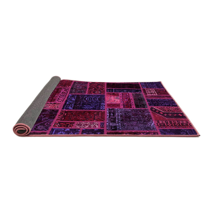 Sideview of Oriental Pink Modern Rug, abs5668pnk