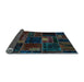 Sideview of Oriental Light Blue Modern Rug, abs5668lblu