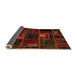 Sideview of Oriental Orange Modern Rug, abs5668org