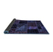 Sideview of Oriental Blue Modern Rug, abs5669blu