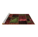 Sideview of Machine Washable Oriental Brown Modern Rug, wshabs5669brn