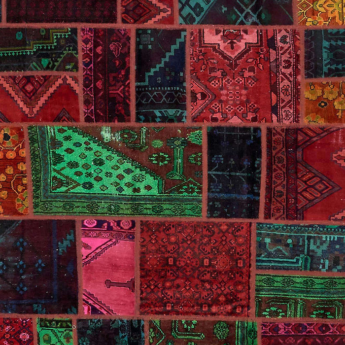 Abstract Dark Brown Oriental Rug, abs5669