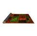 Sideview of Oriental Yellow Modern Rug, abs5669yw