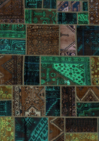 Oriental Turquoise Modern Rug, abs5669turq