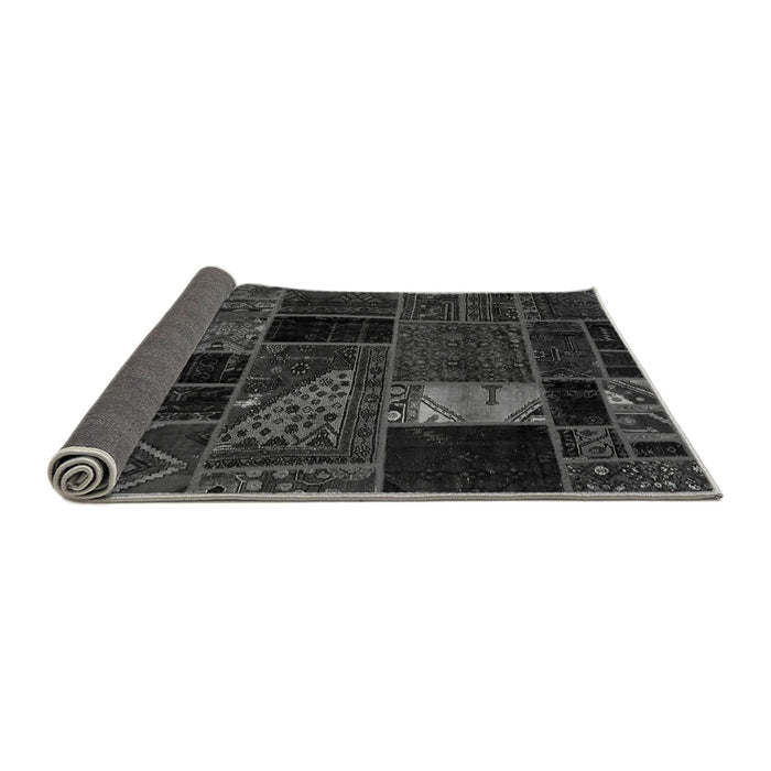 Sideview of Oriental Gray Modern Rug, abs5669gry