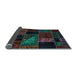 Sideview of Oriental Light Blue Modern Rug, abs5669lblu