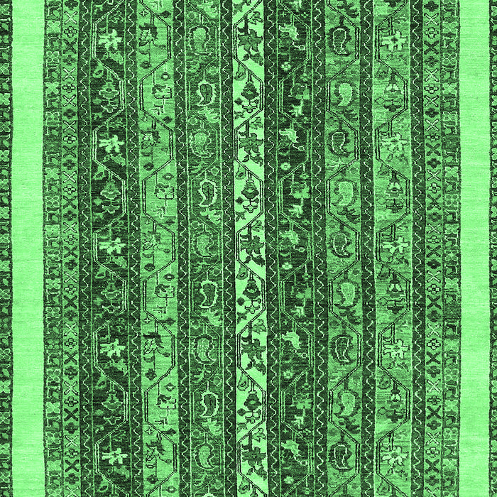 Machine Washable Abstract Emerald Green Modern Area Rugs, wshabs566emgrn