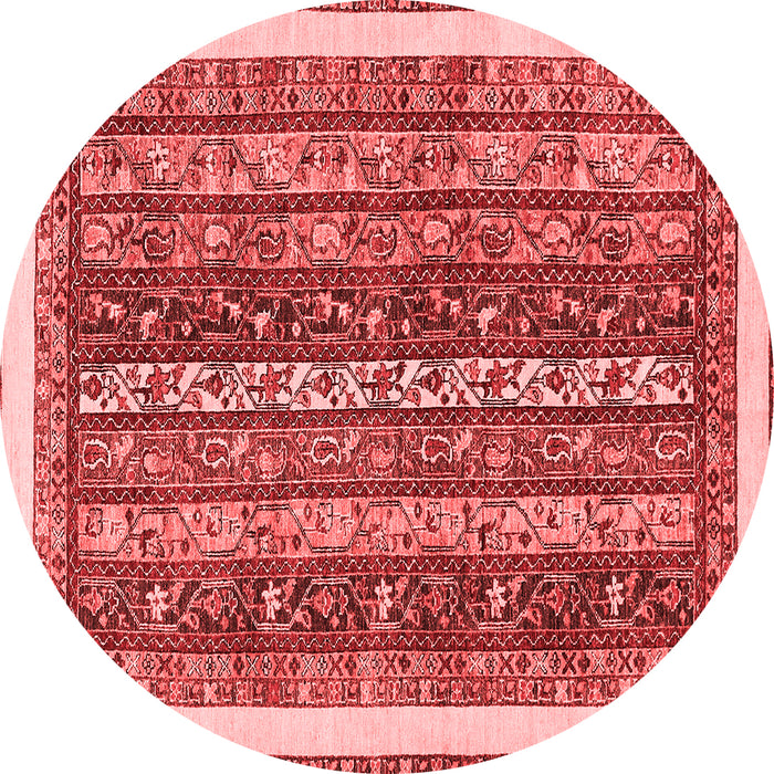 Machine Washable Abstract Red Modern Rug, wshabs566red