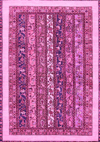 Abstract Pink Modern Rug, abs566pnk