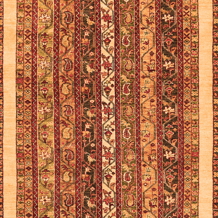 Machine Washable Abstract Orange Modern Area Rugs, wshabs566org