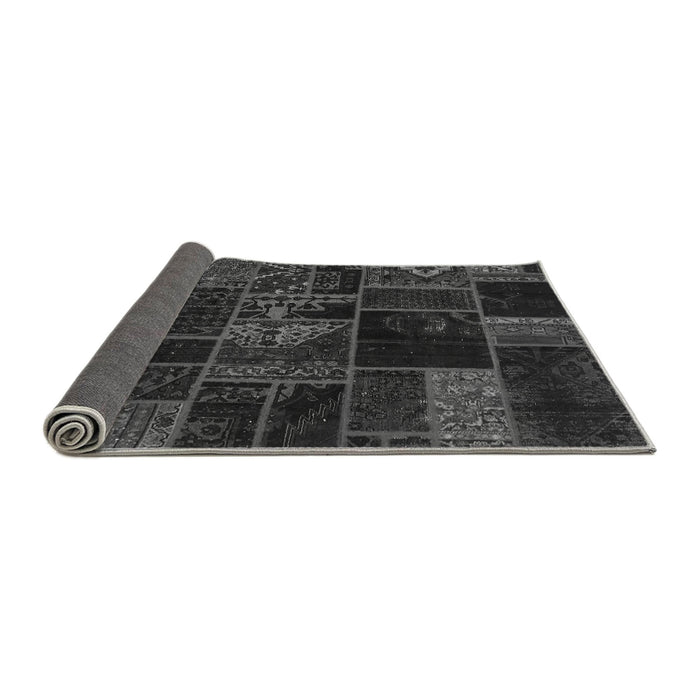 Sideview of Oriental Gray Modern Rug, abs5670gry