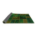 Sideview of Oriental Green Modern Rug, abs5670grn