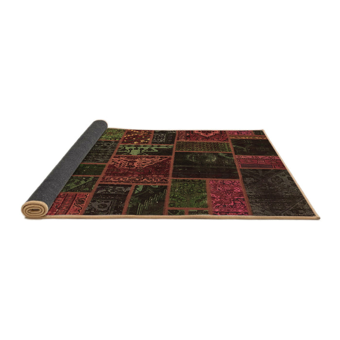 Sideview of Oriental Brown Modern Rug, abs5670brn