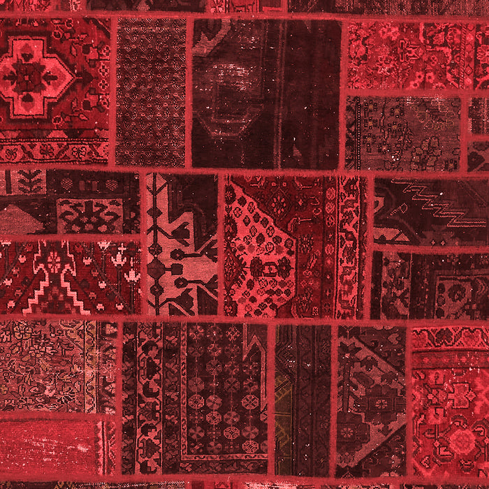 Machine Washable Oriental Red Modern Rug, wshabs5670red