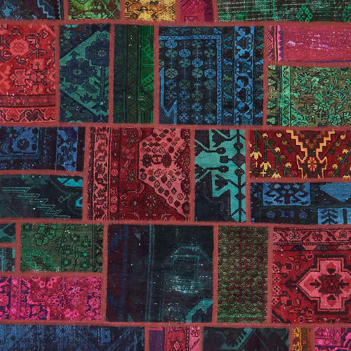 Machine Washable Abstract Burgundy Red Rug, wshabs5670