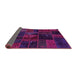 Sideview of Oriental Pink Modern Rug, abs5670pnk