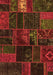 Machine Washable Oriental Orange Modern Area Rugs, wshabs5670org