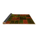 Sideview of Oriental Yellow Modern Rug, abs5670yw