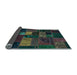 Sideview of Oriental Light Blue Modern Rug, abs5671lblu