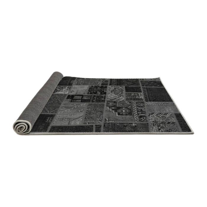 Sideview of Oriental Gray Modern Rug, abs5671gry