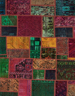 Abstract Reddish Brown Oriental Rug, abs5671