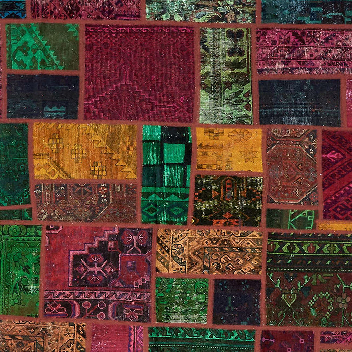 Abstract Reddish Brown Oriental Rug, abs5671