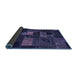 Sideview of Oriental Blue Modern Rug, abs5671blu