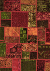 Oriental Orange Modern Rug, abs5671org