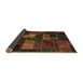 Sideview of Oriental Brown Modern Rug, abs5671brn