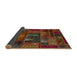 Sideview of Abstract Saffron Red Oriental Rug, abs5672