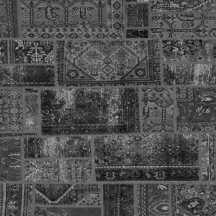 Square Oriental Gray Modern Rug, abs5672gry