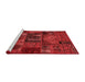 Modern Red Washable Rugs