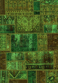 Oriental Green Modern Rug, abs5672grn