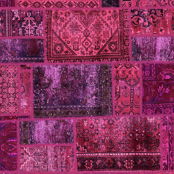 Machine Washable Oriental Pink Modern Rug, wshabs5672pnk