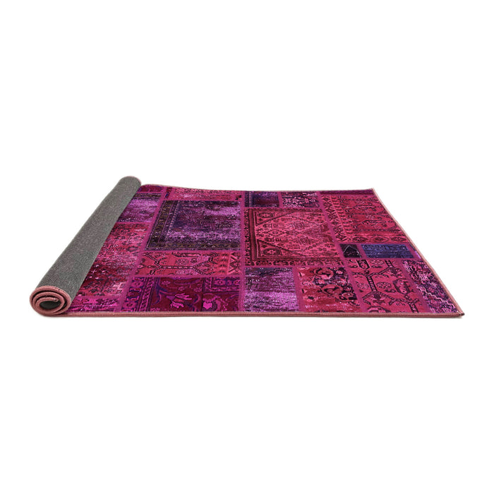 Sideview of Oriental Pink Modern Rug, abs5672pnk