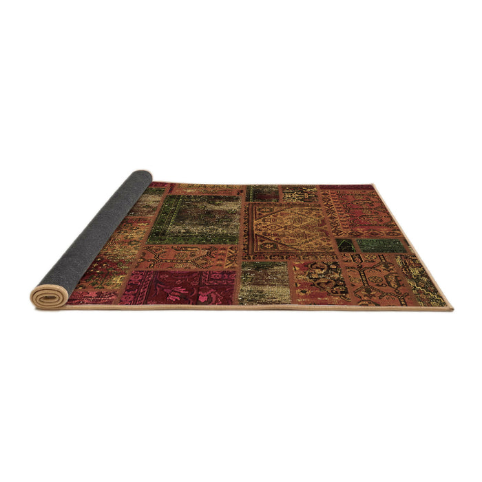 Sideview of Oriental Brown Modern Rug, abs5672brn
