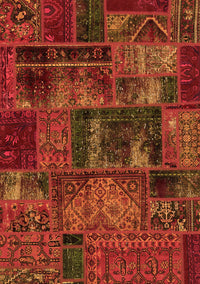 Oriental Orange Modern Rug, abs5672org